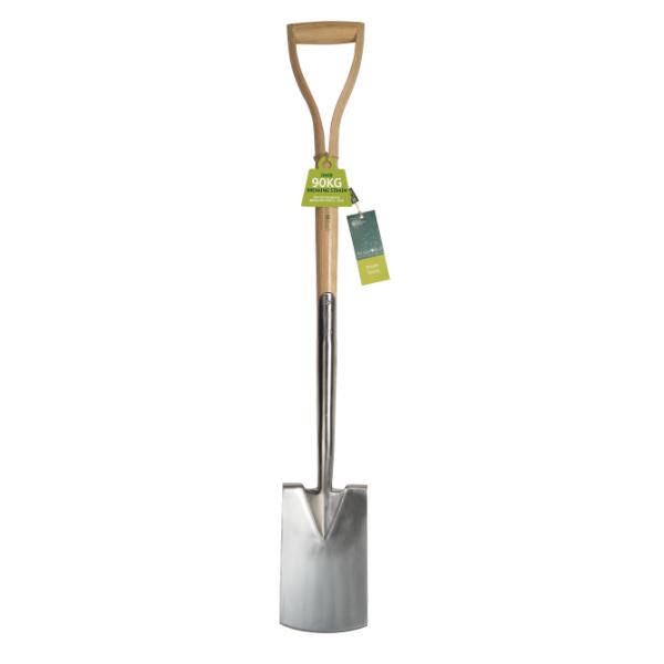 Burgon &amp; Ball RHS Stainless Steel Border Spade 98cm