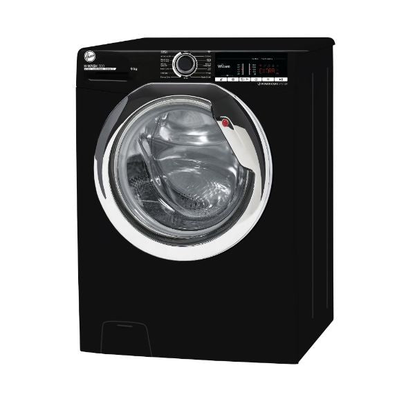 Hoover H3WS495TACBE80 H-Wash 300 9kg Freestanding Washing Machine Black C Rated