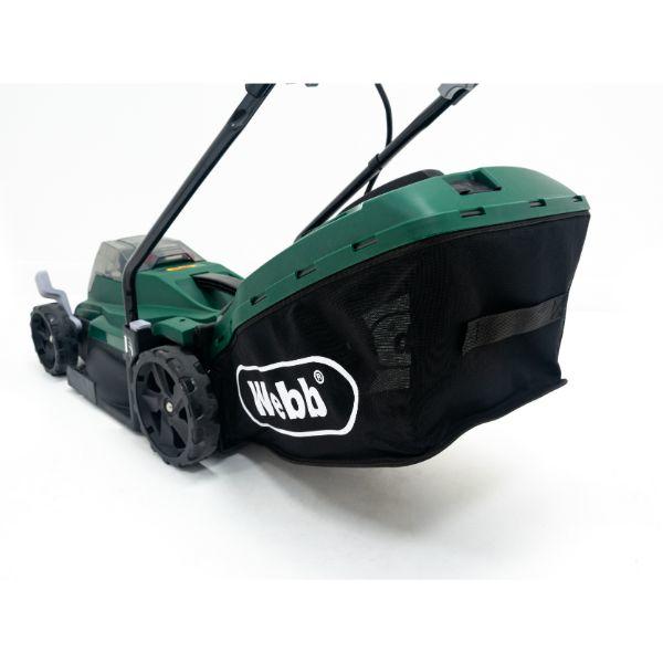 Webb battery online lawn mower