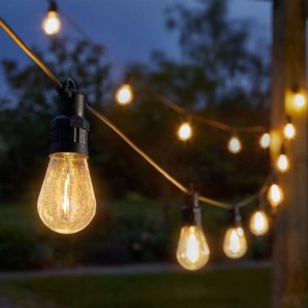 Smart Garden Low Voltage Vintage Festoon Lights - Warm White - Set Of 10