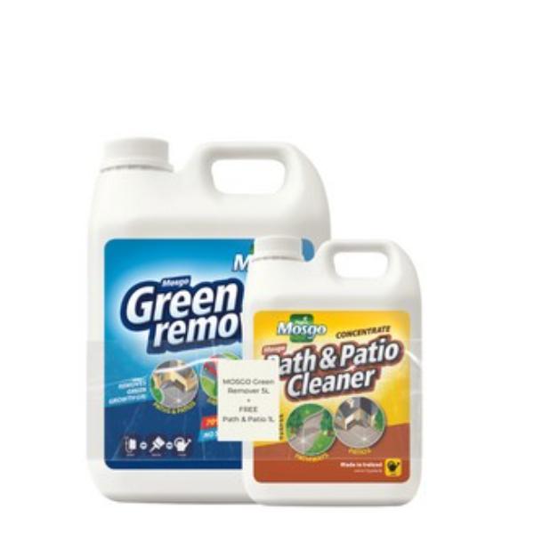 Mosgo Green Remover Conc. 5L + FREE 1L Path &amp; Patio