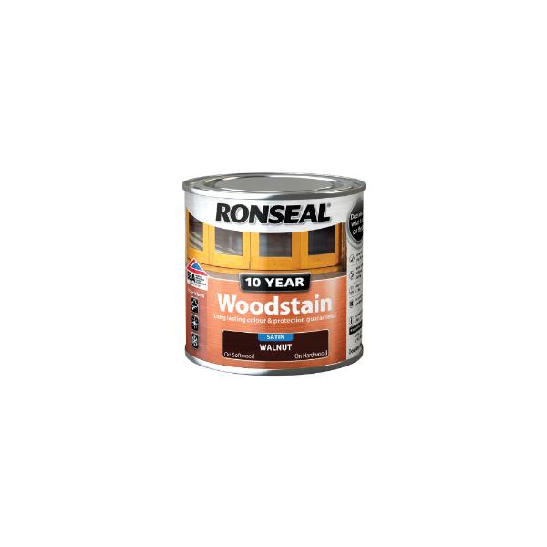 Ronseal 10 Year Woodstain Walnut 250ml