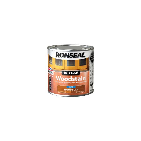 Ronseal 10 Year Woodstain Natural Oak 250ml