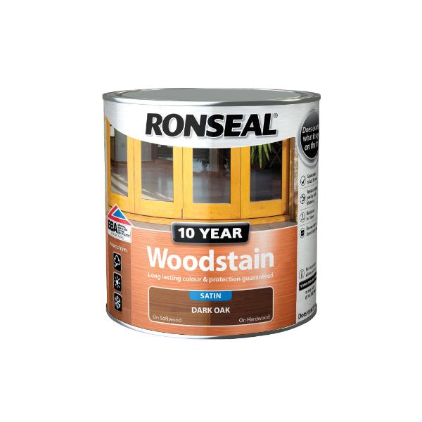 10 Year Woodstain Dark Oak 2.5L