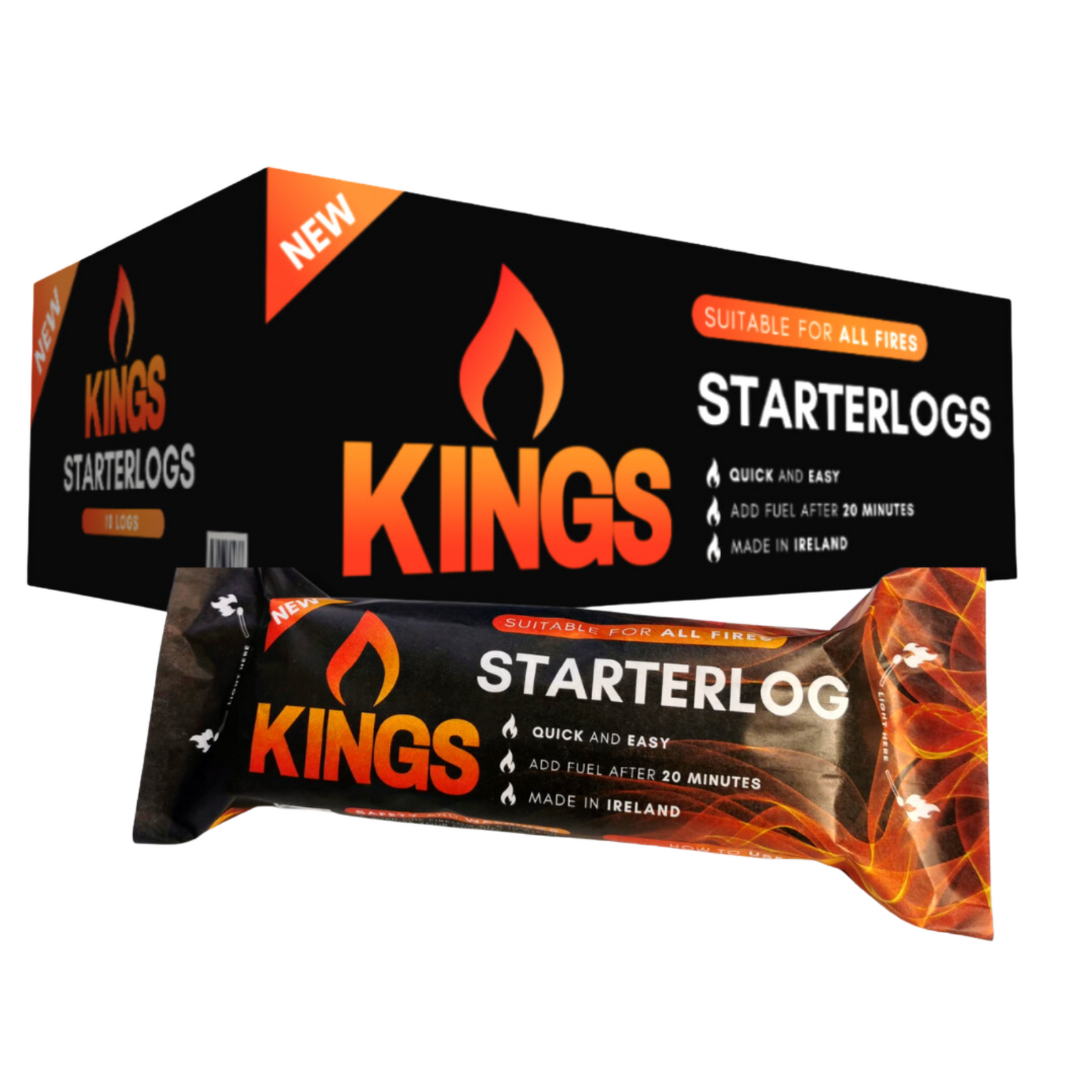 Kings Fire Starter Log