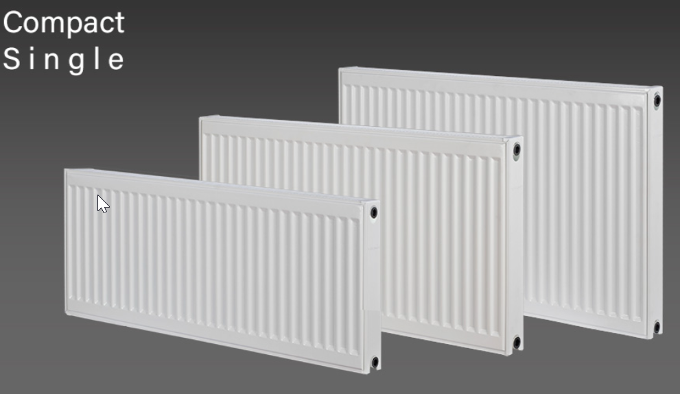 Firefly Single Compact Convector Radiator 500 X 11 X 1100