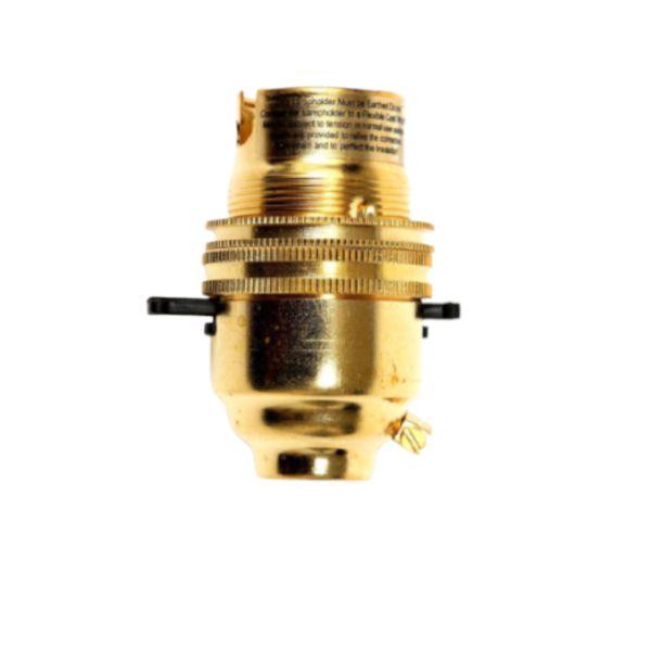 Switched Lampholder Brass 1/2&quot; (1)