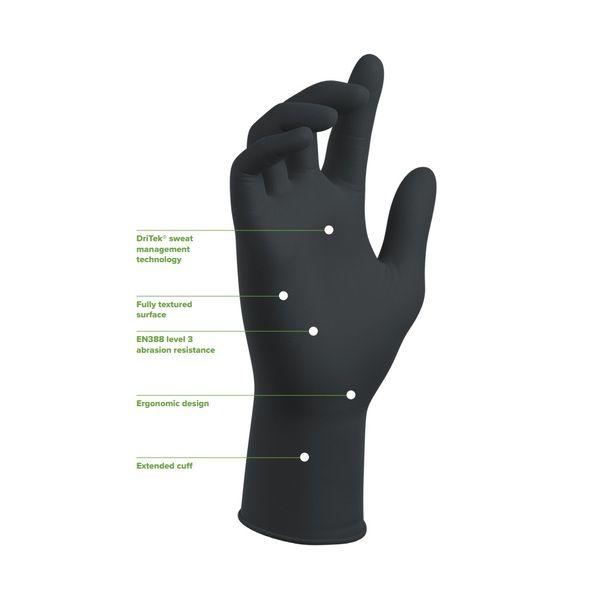 Megaman Eco-Tek Nitrile Glove Black Box/50 XL