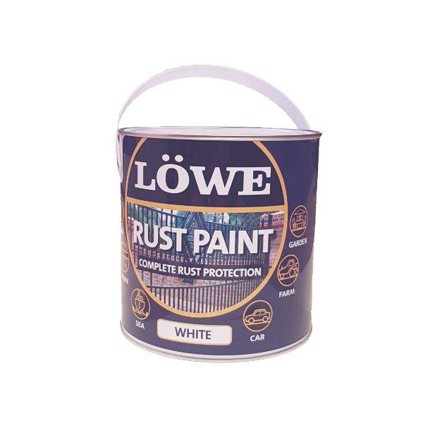 Lowe Rust Paint White, 2.5ltr