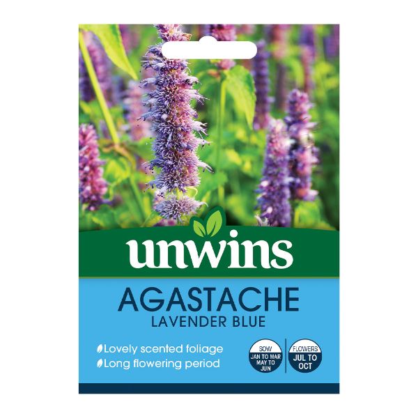 Unwins Seed Packet Agastache Lavender Blue