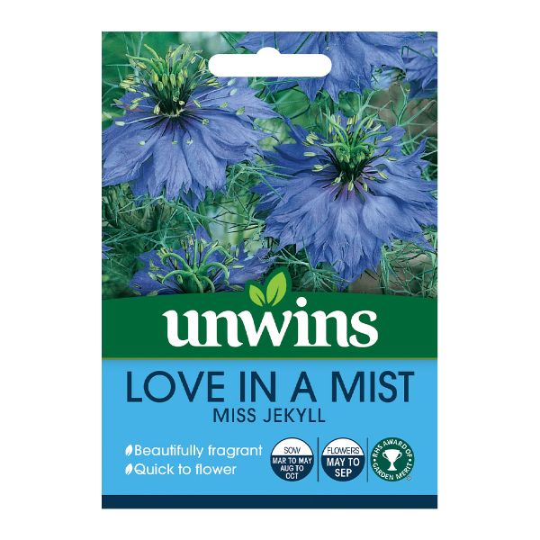 Unwins Seed Packet Love In A Mist Miss Jekyll