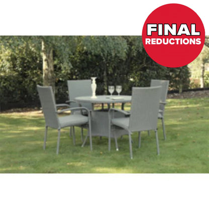 Rio 4 Seater Rattan Dining Set