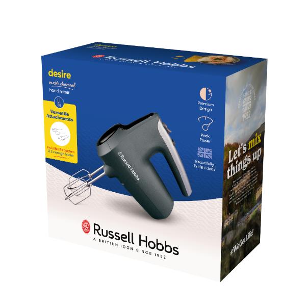 Russell Hobbs Matte Charcoal Hand Mixer