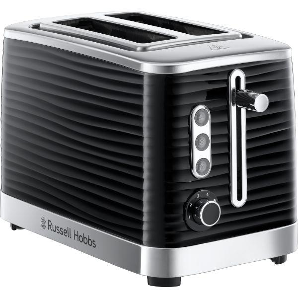 Russell Hobbs Inspire 2 Slice Black Toaster