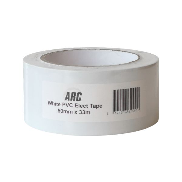 Pvc White Tape 50Mm X 33M