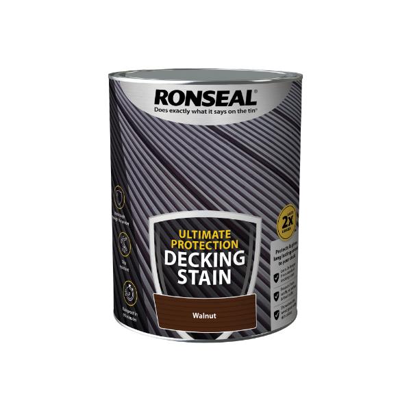 Ultimate Protection Decking Stain Walnut 5L