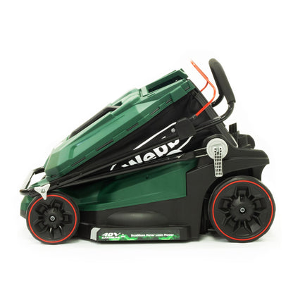 Webb Eco 40V Cordless Lawnmower 43cm with 2 x 4ah batteries &amp; charger