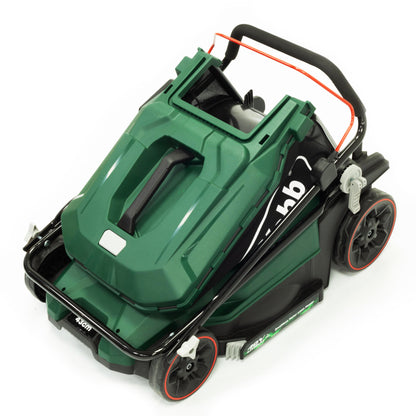 Webb Eco 40V Cordless Lawnmower 43cm with 2 x 4ah batteries &amp; charger