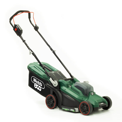 Webb Eco 20V Cordless Lawnmower 33cm with 1 x 4ah battery &amp; charger