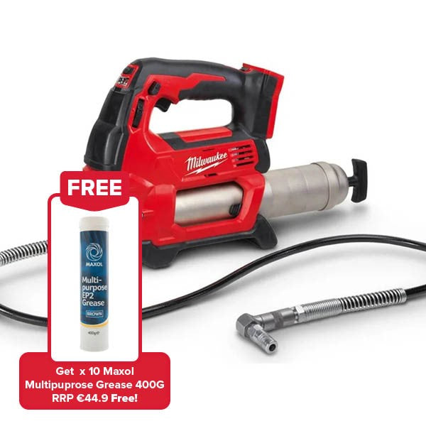 Milwaukee 18V Cordless Grease Gun Kit M18GG501B with 5A Battery, Charger &amp; Bag