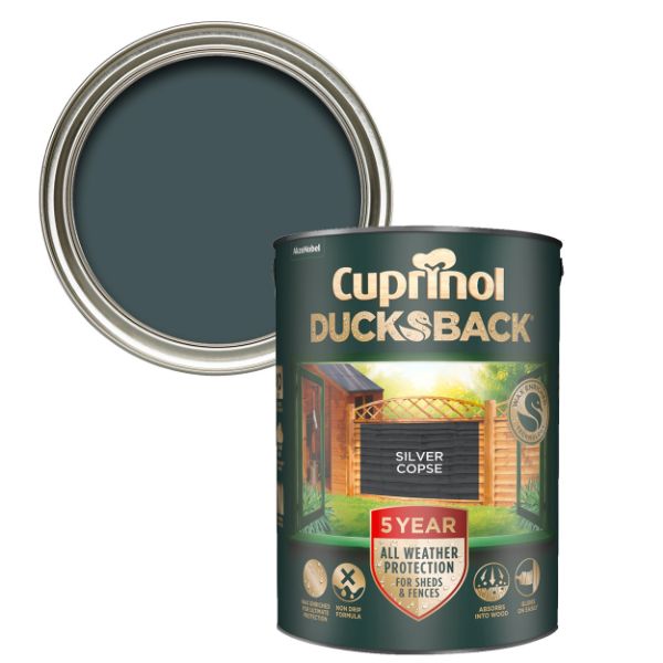 Cuprinol 5 Year Ducksback Silver Copse 5L