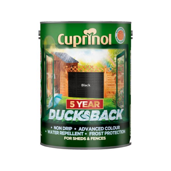 Cuprinol 5 Year Ducksback Black 5L