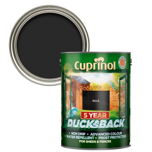 Cuprinol 5 Year Ducksback Black 5L