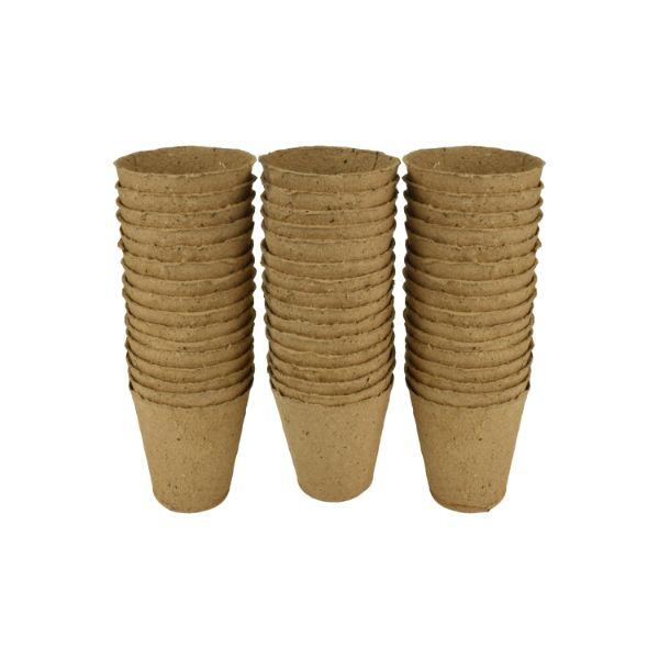 Gro-Sure Fibre Pots Round 8cm 12pk