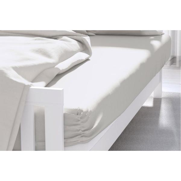 Lilly Cotton 200 Thread Count Fitted Sheet Double White