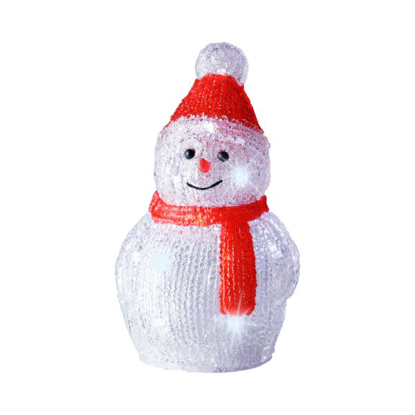 LED Snowman Battery Operated Indoor 25cm - 4 designs