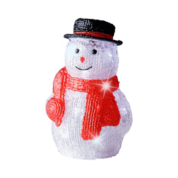 LED Snowman Battery Operated Indoor 25cm - 4 designs