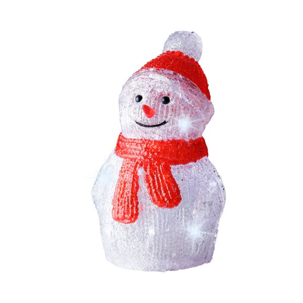 LED Snowman Battery Operated Indoor 25cm - 4 designs