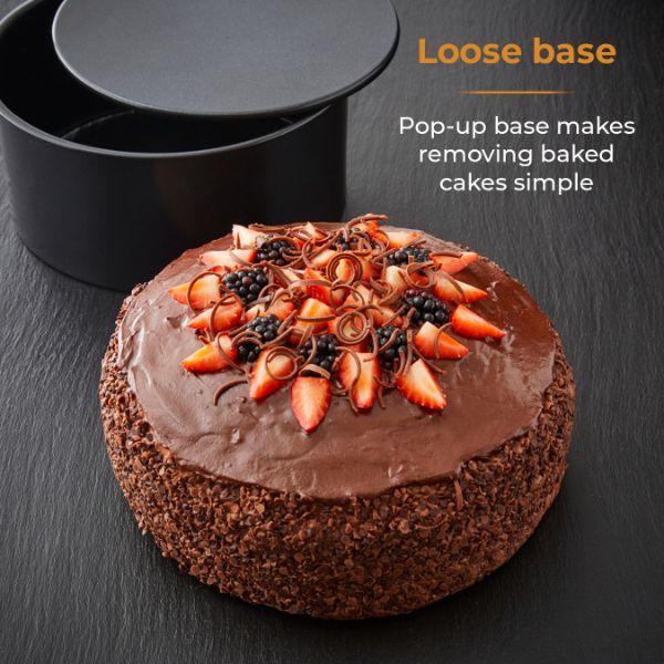 Loose Base Deep Cake Pan Non-Stick Round 20cm/8in