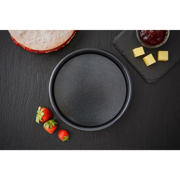 Loose Base Sandwich Pan Non-Stick Round 18cm/7in