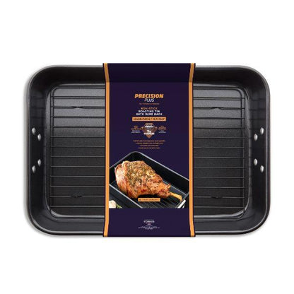 Non-Stick Roaster with Rack 40x28x7.5cm