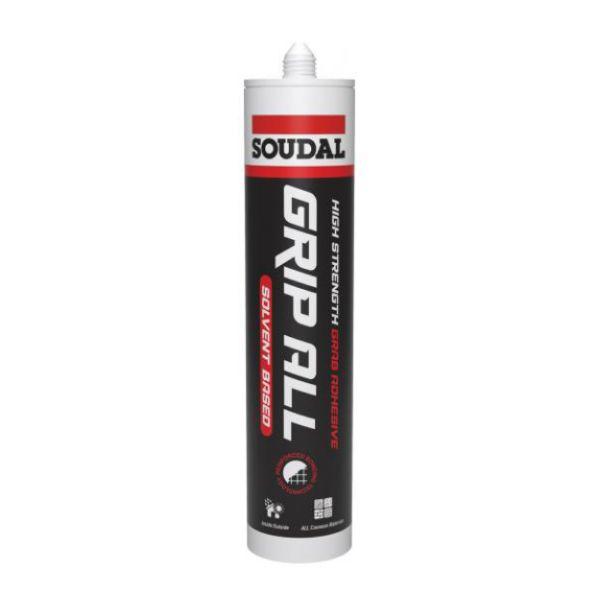 Soudal Grip All Solvent Based Adhesive 290ml Beige 