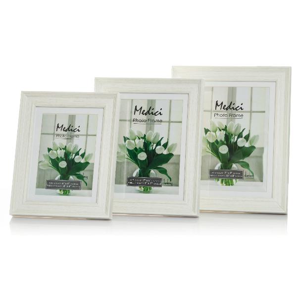 White 10 X 8 Frame With Mount                              