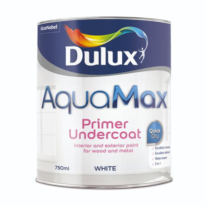 Dulux Aquamax Primer Undercoat White 750ml