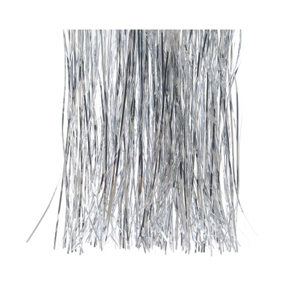 Christmas Silver Tinsel 50cm