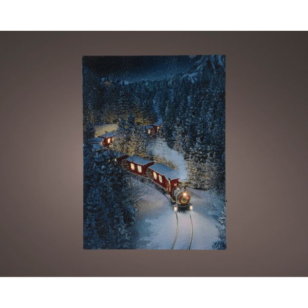 Santa Express LED Canvas