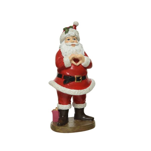 Christmas Santa figure - polyresin