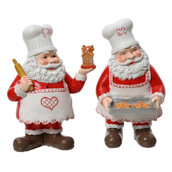 Baking Santa Ornament