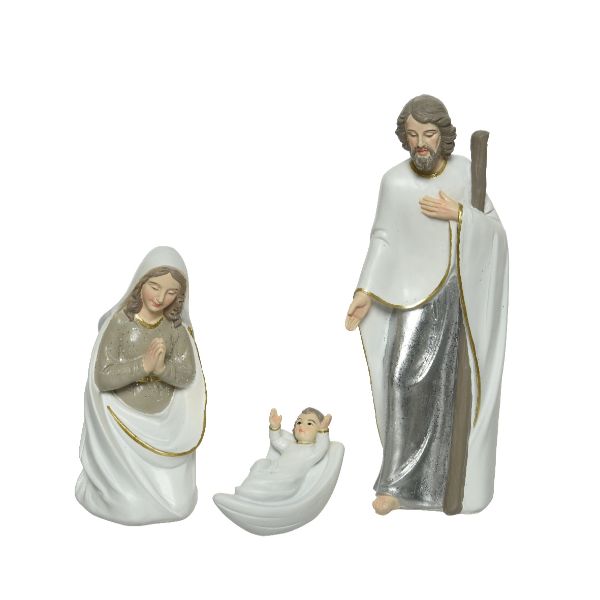 Nativity set polyresin 3ass