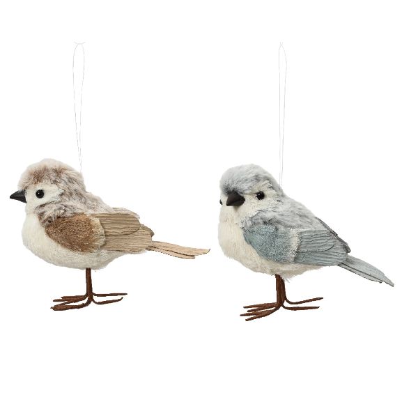 Christmas Snowy Bird tree decoration