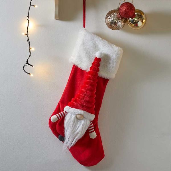 Three Kings Gonk Stocking - Red