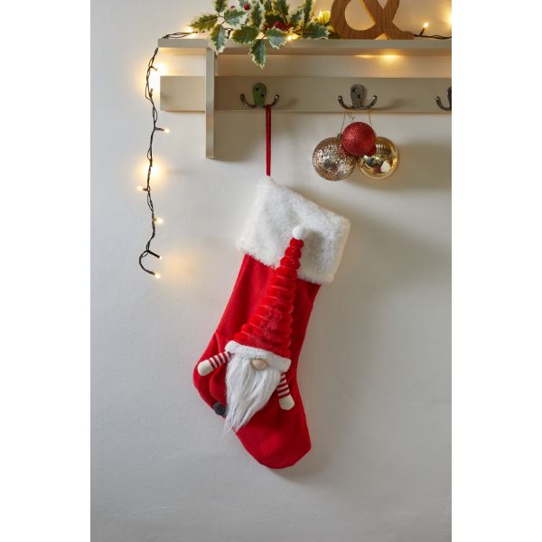 Three Kings Gonk Stocking - Red