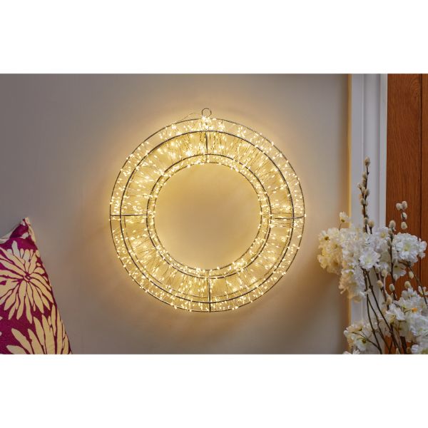 Three Kings 960 LED Galaxy Wreath