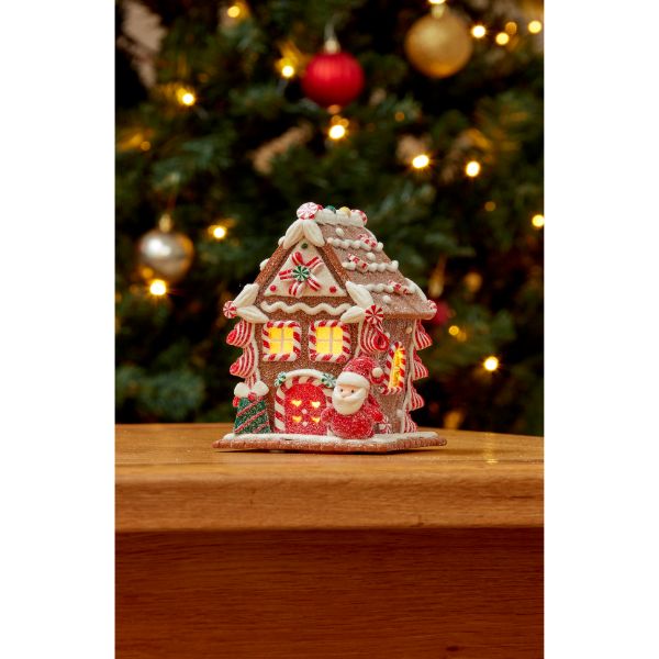 Three Kings Gingerbread Santa CandyCane Cottage