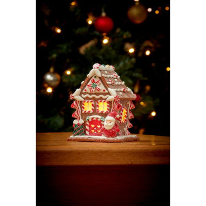 Three Kings Gingerbread Santa CandyCane Cottage