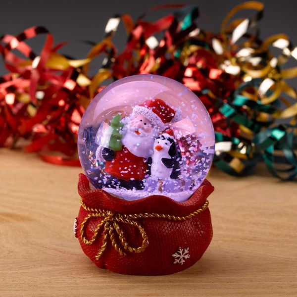 Three Kings 6cm Red Velvet SnowSpheres, Mixed Case